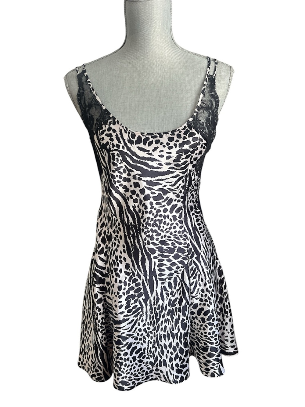 Y2K Vintage Victoria’s Secret Animal Print Slip Dress
